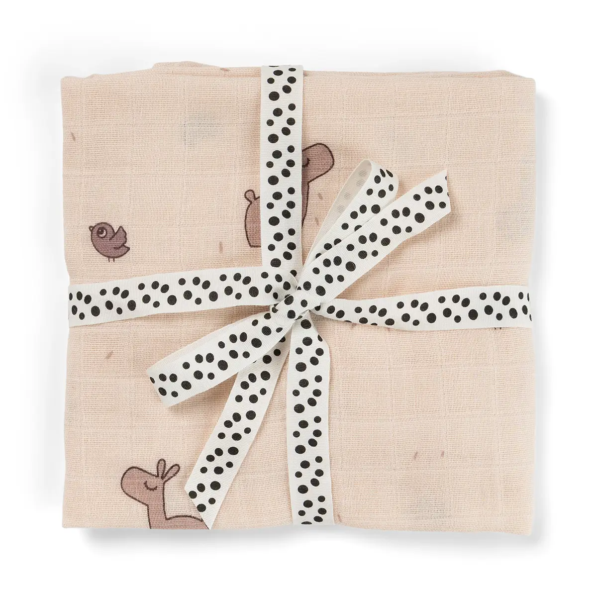 DONE BY DEER Mušelínová zavinovacia plienka Lalee - ružová