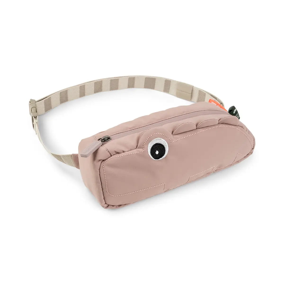 DONE BY DEER Prošívaná dětská taštička Croco - růžová