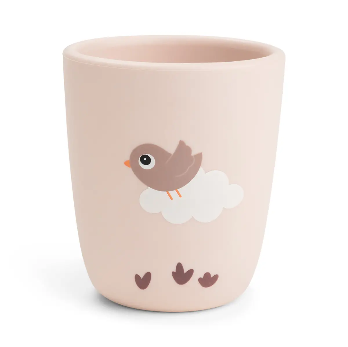 DONE BY DEER Silikonový mini hrnček Playground - ružový