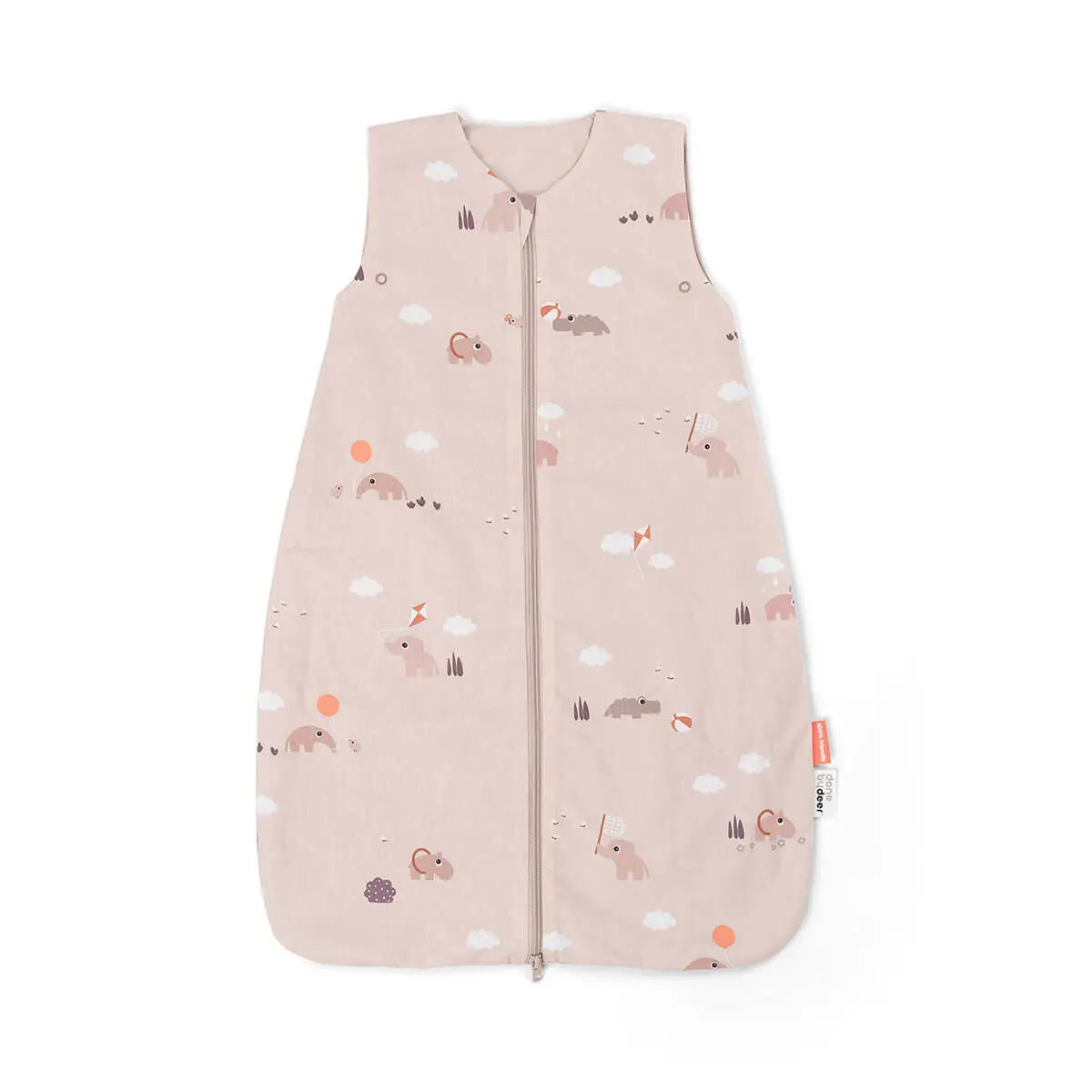 DONE BY DEER Spací pytel TOG 1.0 Playground 90 cm - růžový