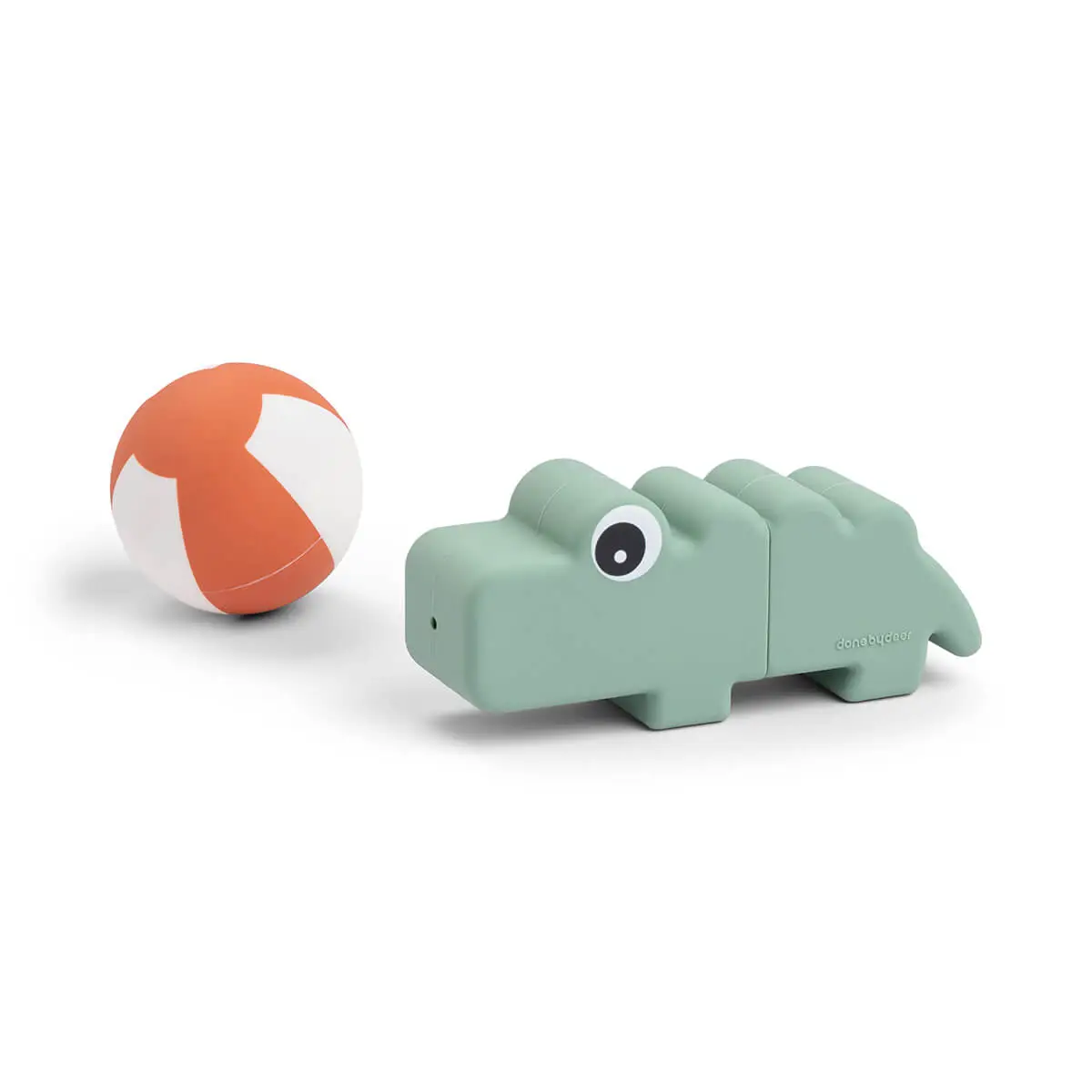 DONE BY DEER Stříkací hračka do vody Croco - zelená