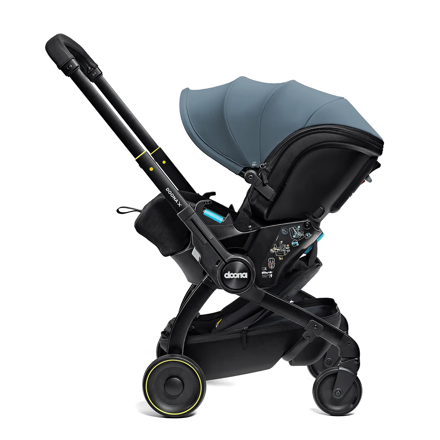 Doona X Úložný kôš a batoh pod autosedačku Black