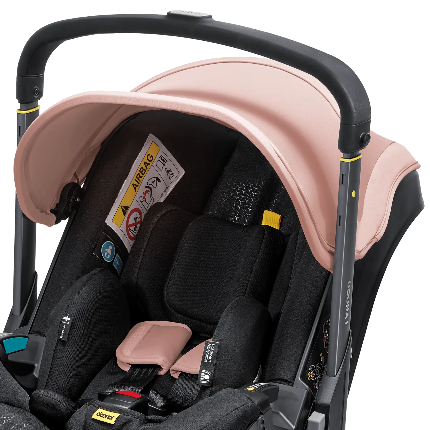 Doona I Autosedačka s integrovaným podvozkom Blush Pink