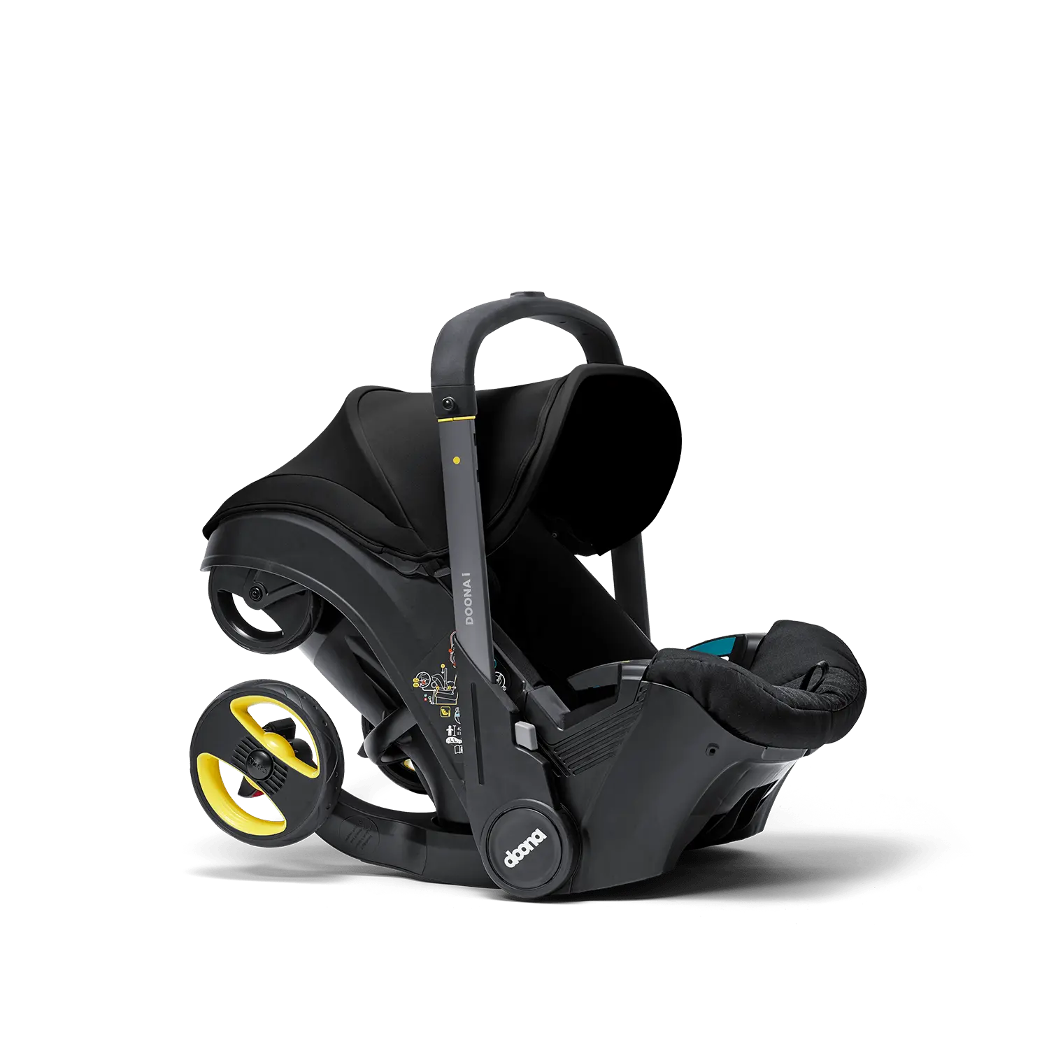 Doona I Autosedačka s integrovaným podvozkom Nitro Black
