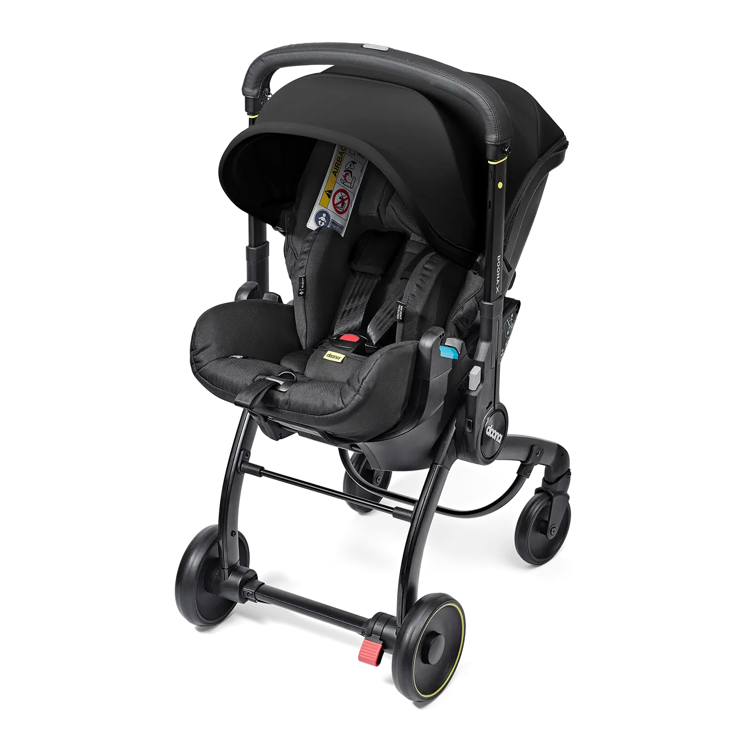 Doona X Autosedačka s integrovaným podvozkom Nitro Black
