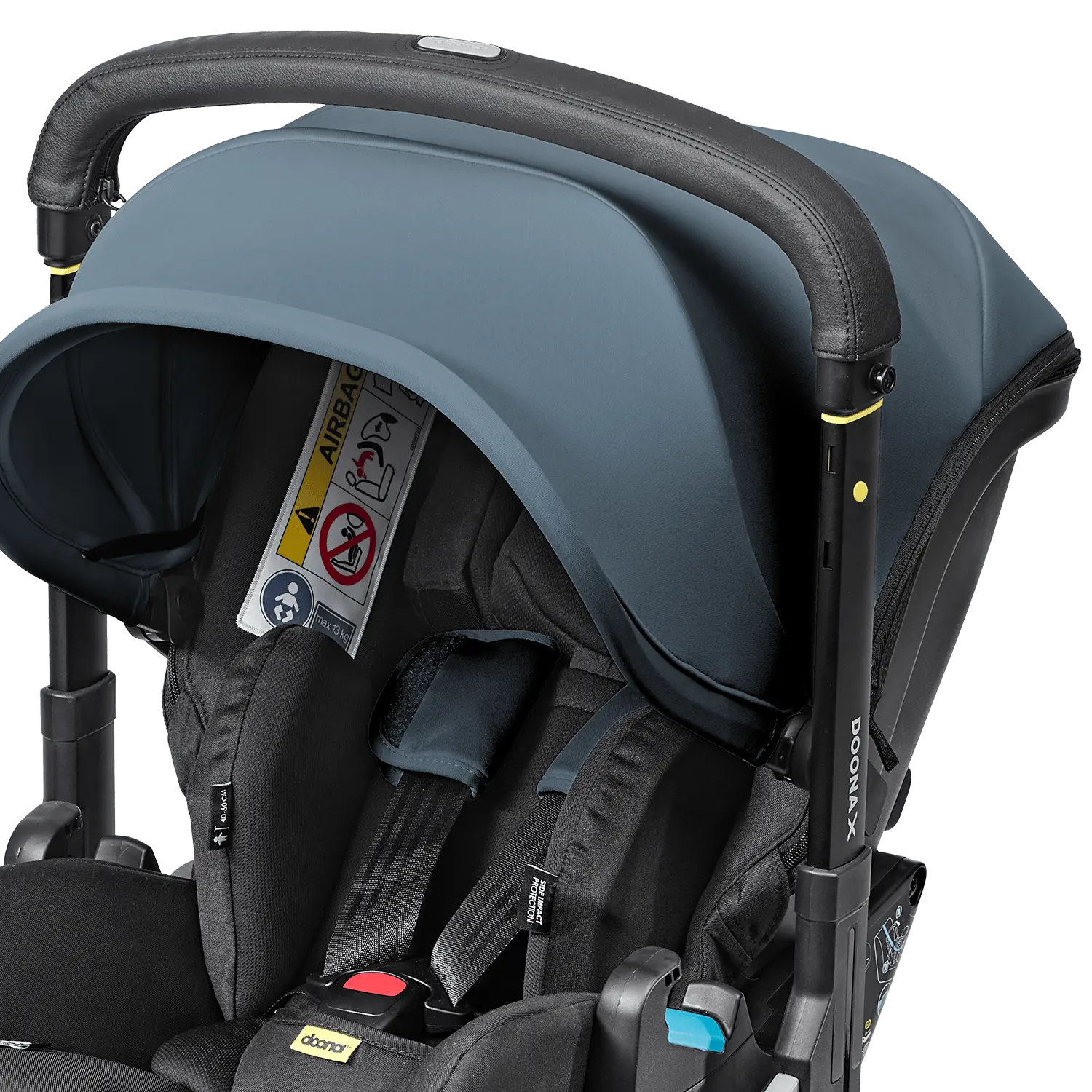 Doona X Autosedačka s integrovaným podvozkom Ocean Blue