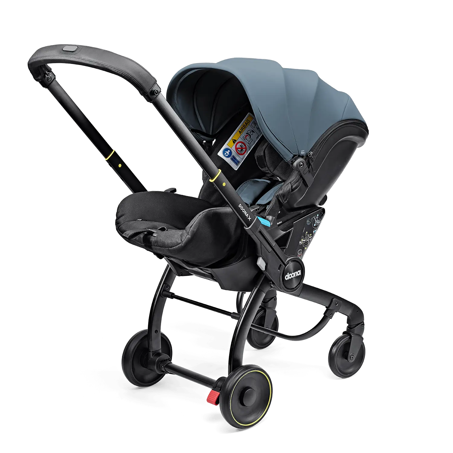 Doona X Autosedačka s integrovaným podvozkom Ocean Blue