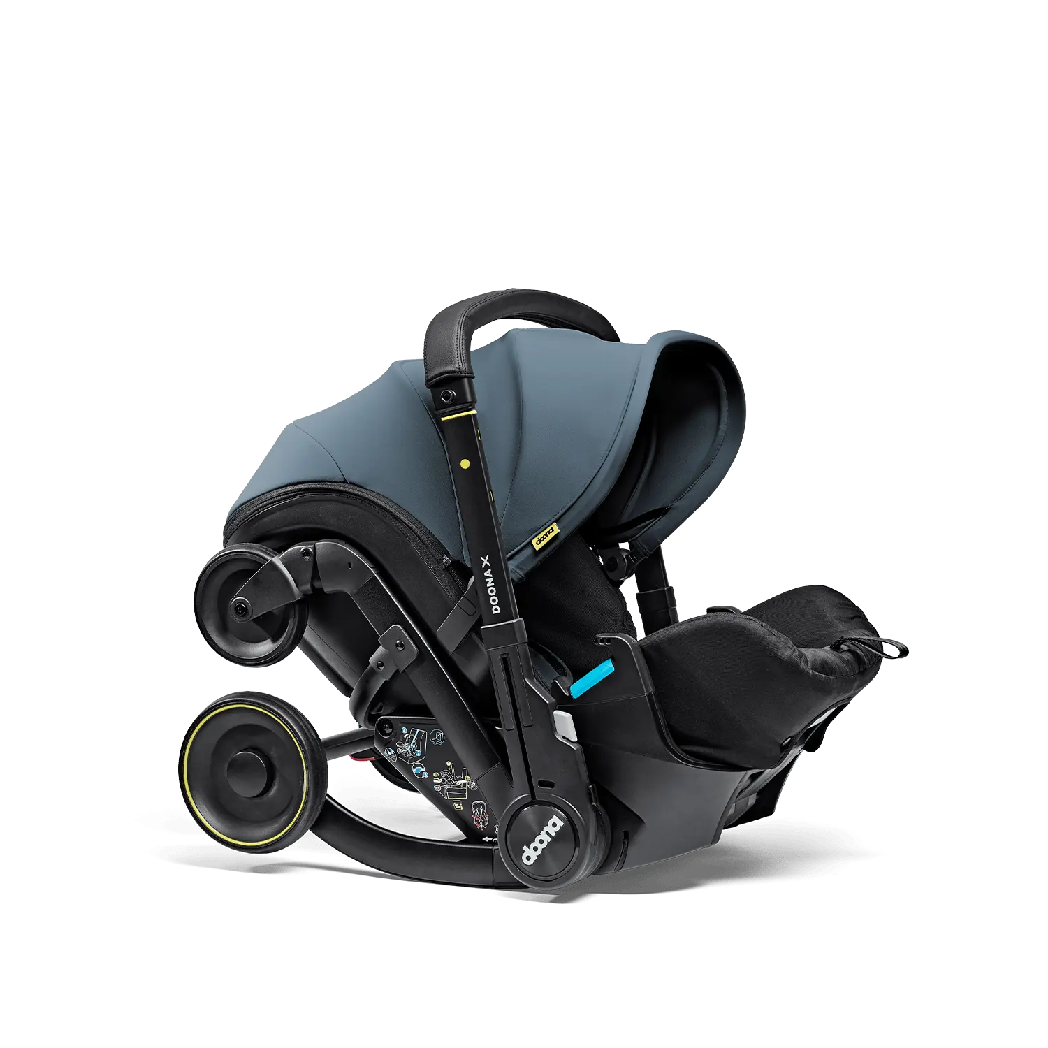 Doona X Autosedačka s integrovaným podvozkom Ocean Blue