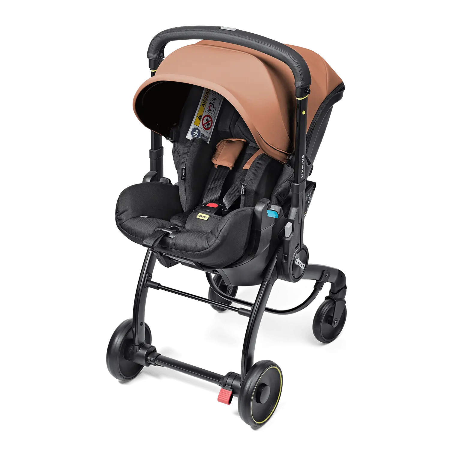 Doona X Autosedačka s integrovaným podvozkom Terracotta