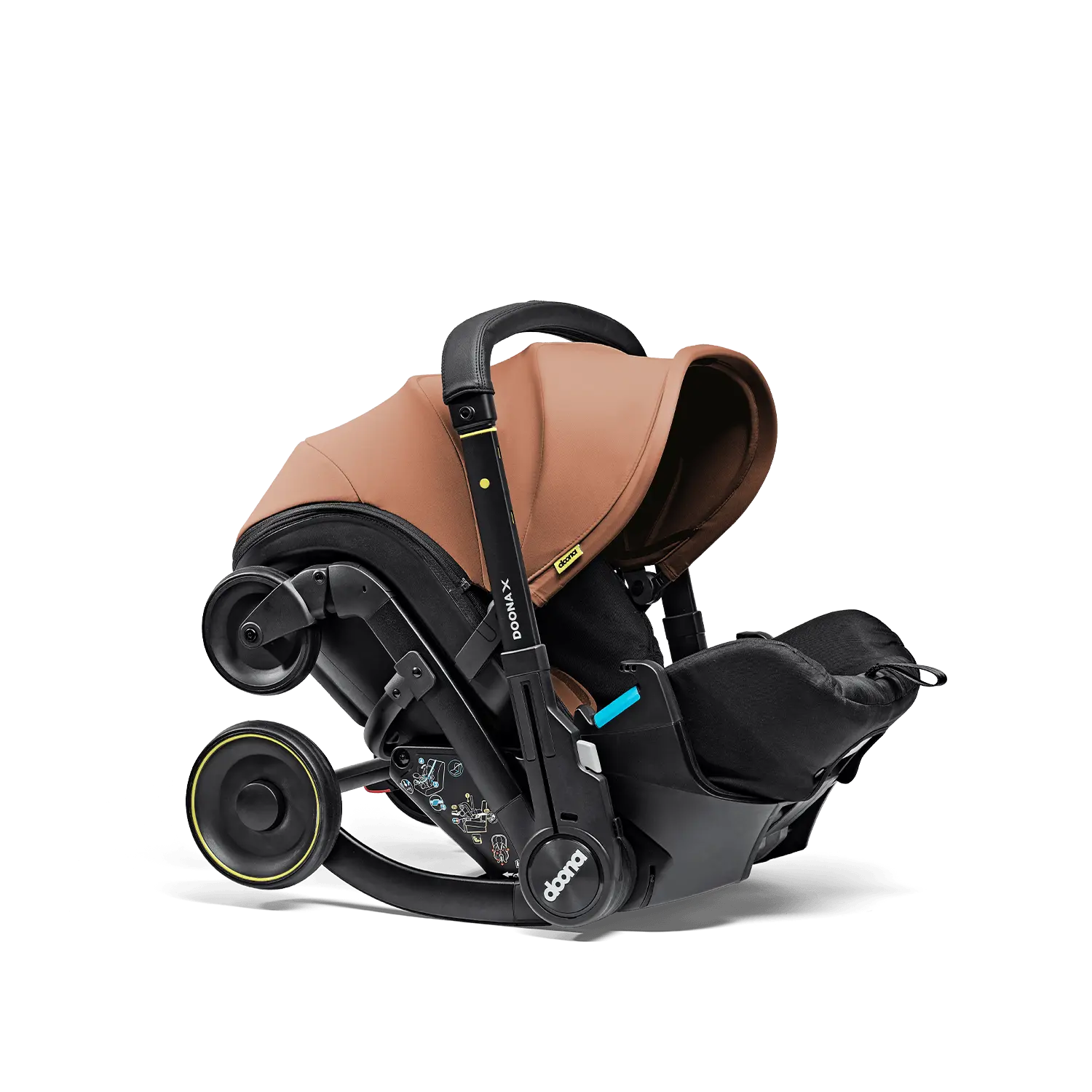 Doona X Autosedačka s integrovaným podvozkom Terracotta