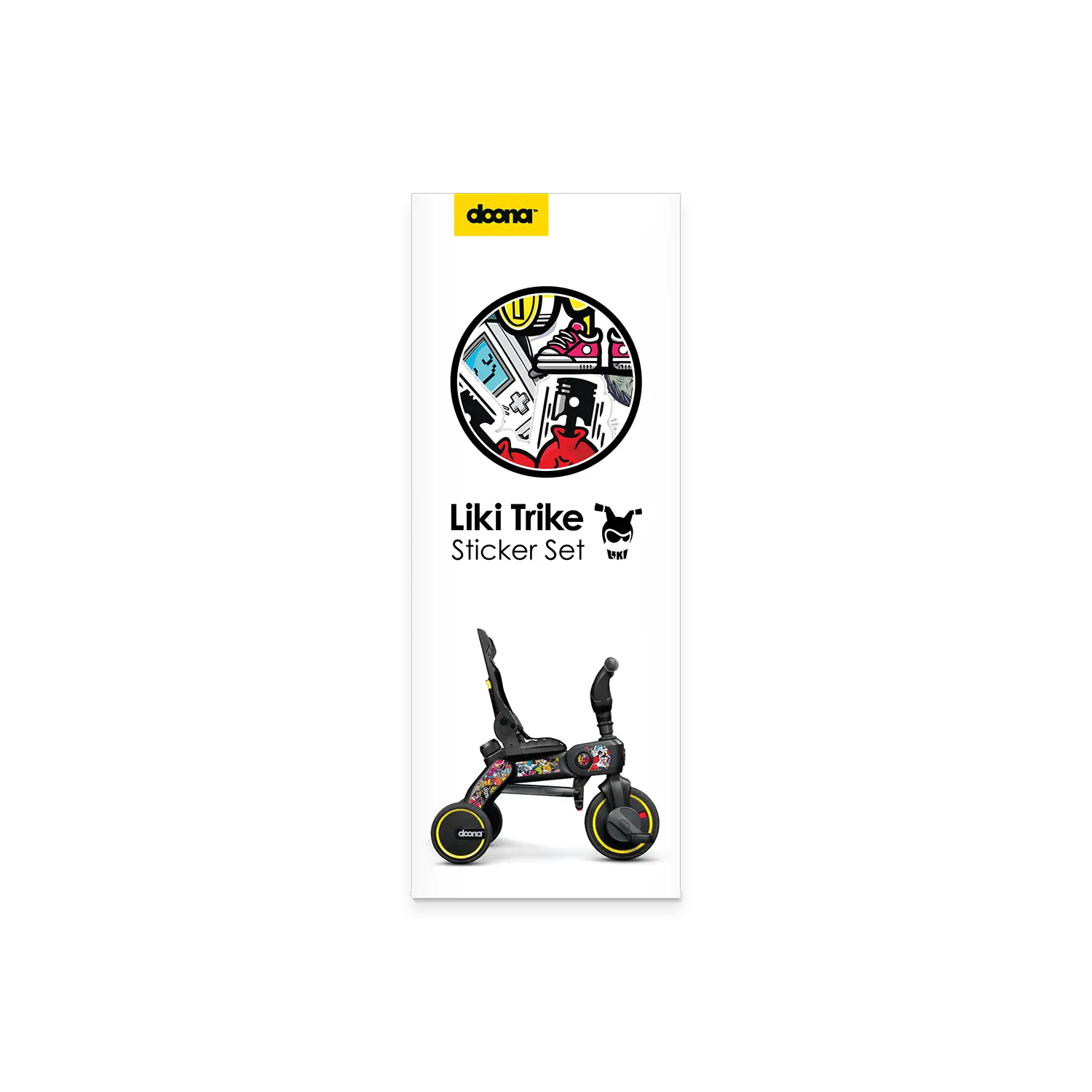 DOONA Nálepky na trojkolku Liki, Sticker Bombs