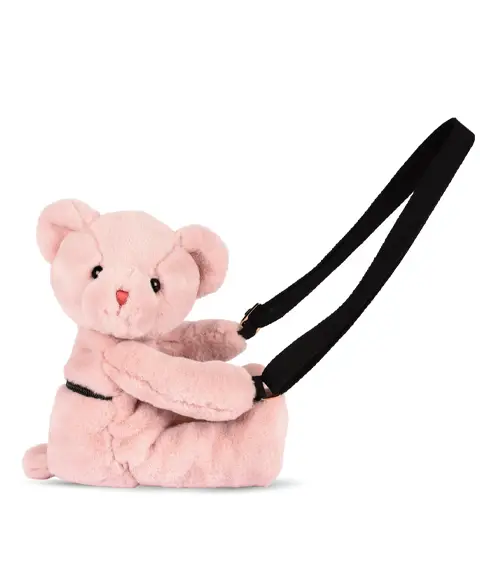 DouDou et Compagnie - Batoh přes rameno medvídek růžový