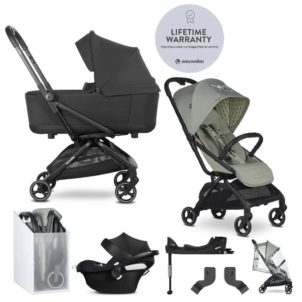 EASYWALKER SET Kočík kombinovaný 4v1 Rockey S Peanuts Iconic + CYBEX Aton B2 i-Size + základňa