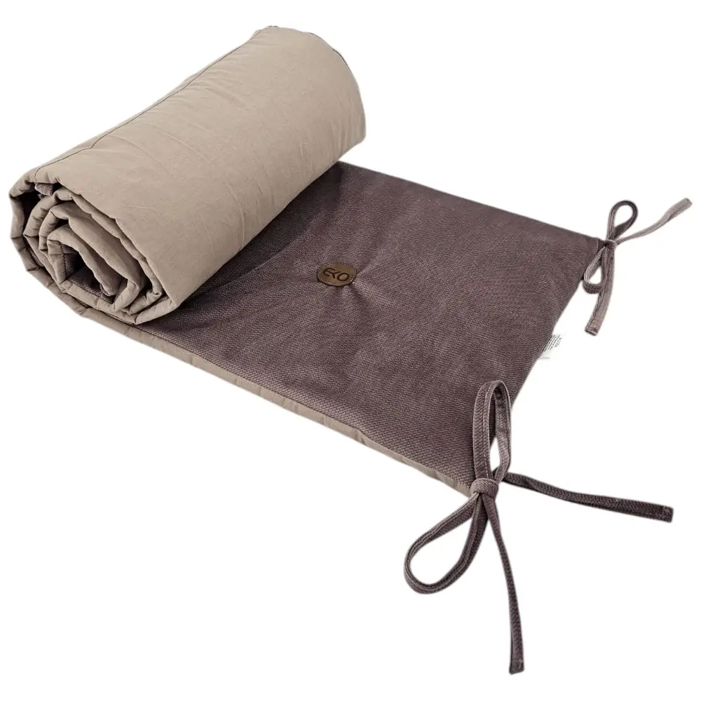 EKO Mantinel do postýlky bavlněný Velvet Dark Pink 180cm