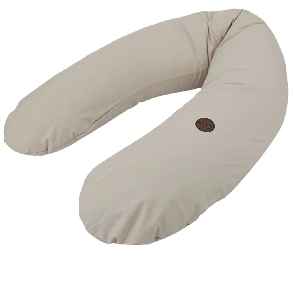 EKO Polštář ke kojení bavlněný Light Beige 180cm