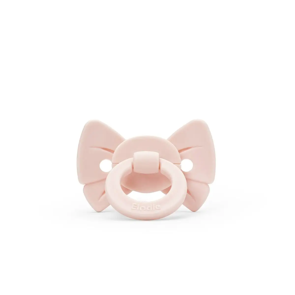 Binky Bow Newborn Elodie Details Silicone - Misty Pink