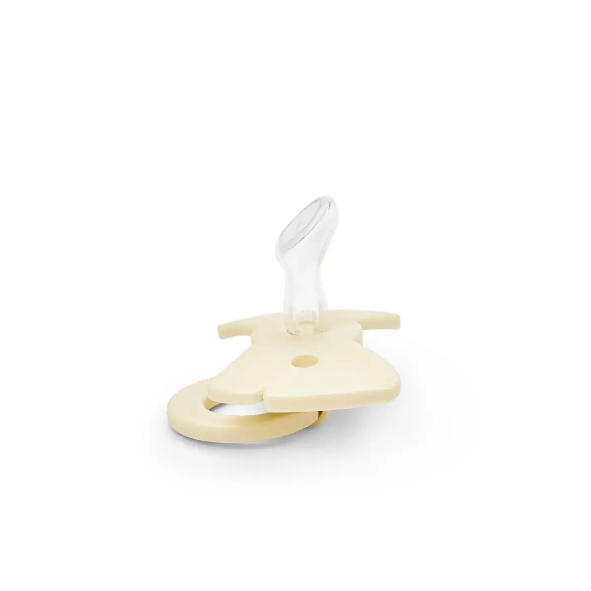 Binky Bow Newborn Elodie Details Silicone - Oat White