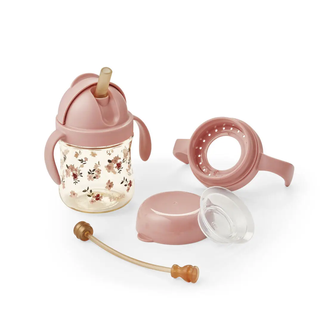 Elodie Details 2 in 1 Učiaci hrnček s ťažítkom  - Vintage Florals