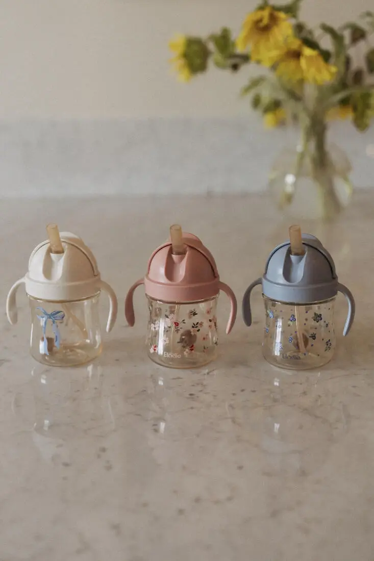 Elodie Details 2 in 1 Učiaci hrnček s ťažítkom  - Vintage Florals