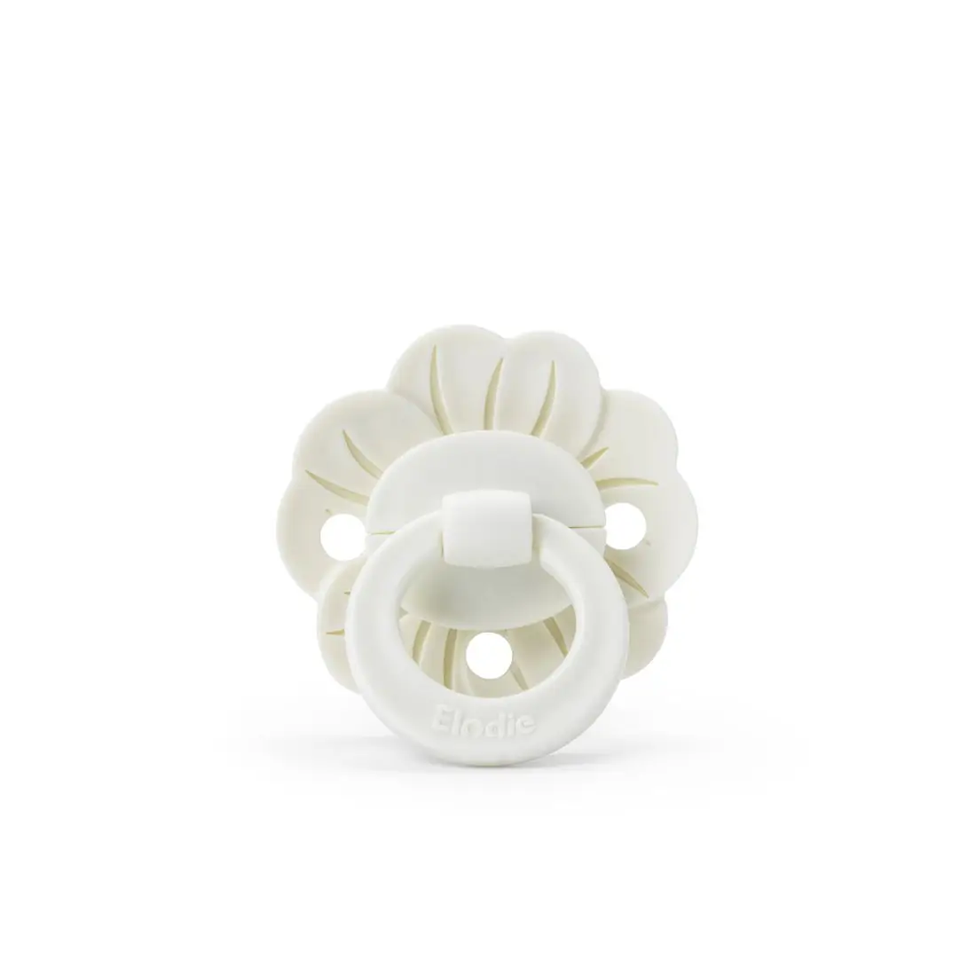Elodie Details cumlík Newborn Binky Bloom Silicone - Vanilla White