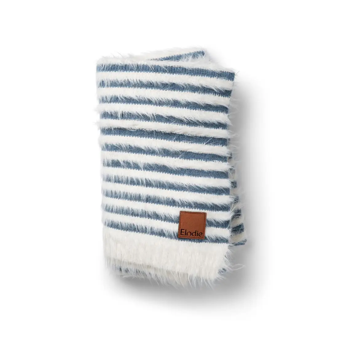 Elodie Details Pletená mäkká deka Furry Knit Blanket - Berry Blue
