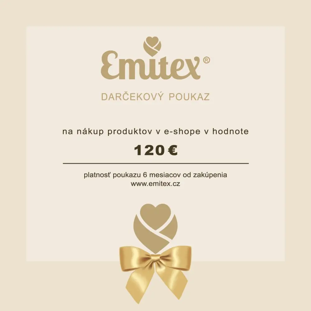 DARČEKOVÝ POUKAZ 120 €