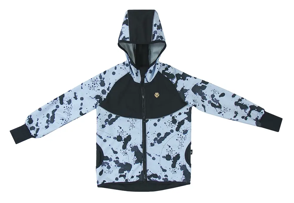 Emitex Detská Soft bunda Blue Splash