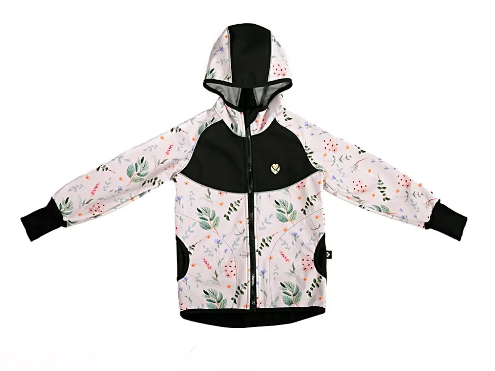 Emitex Detská Soft bunda Forest Blossom