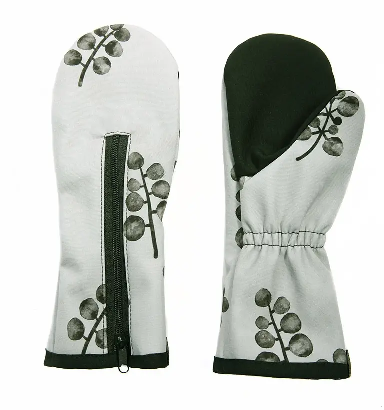 Emitex Detské rukavice Soft Grey Blooms