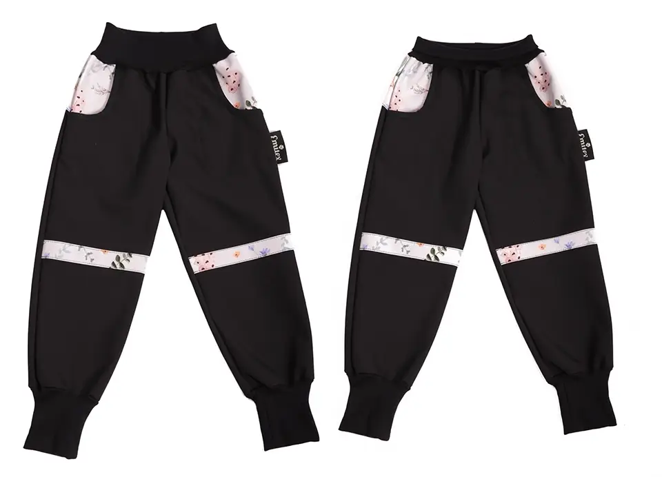 Emitex Detské Soft nohavice Forest Blossom