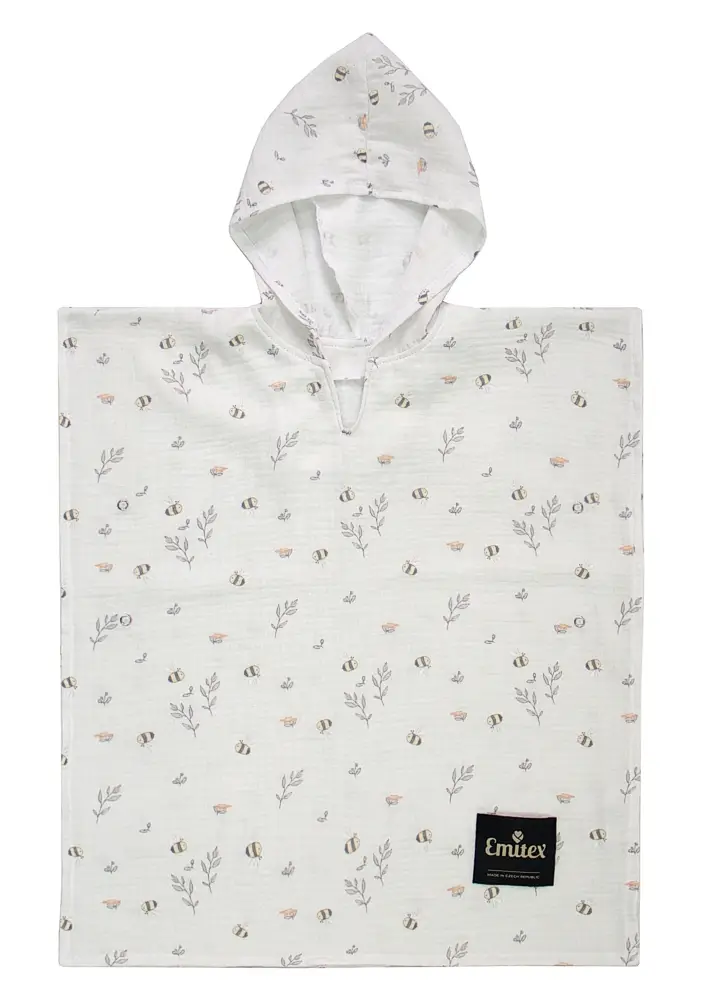 Emitex Mušelínové pončo Little Bee