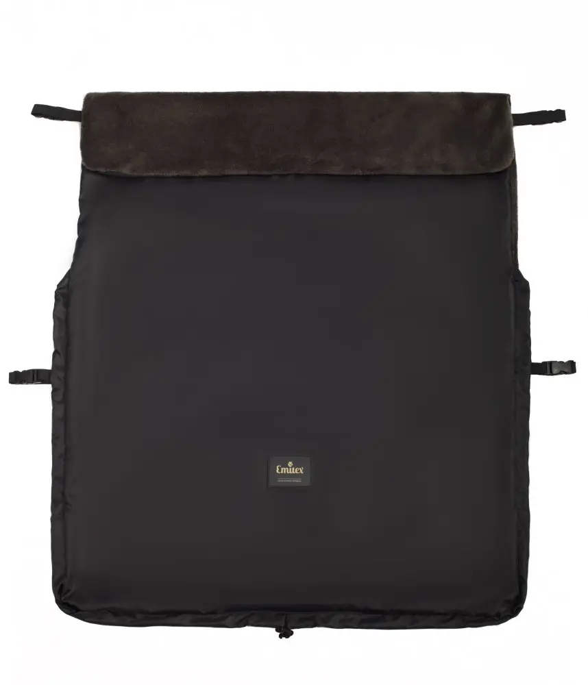 Emitex Nepadacia deka čierna + velvet khaki