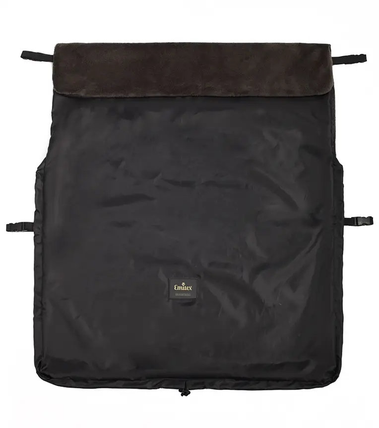 Emitex Nepadacia deka čierna + velvet khaki