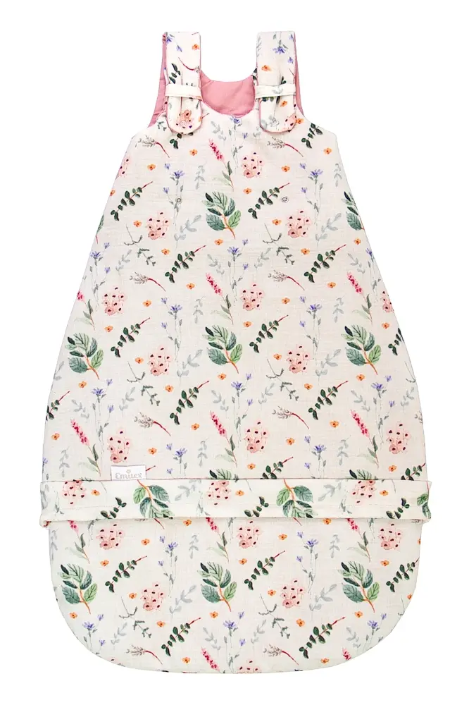 Rostoucí spací pytel mušelín Forest Blossom