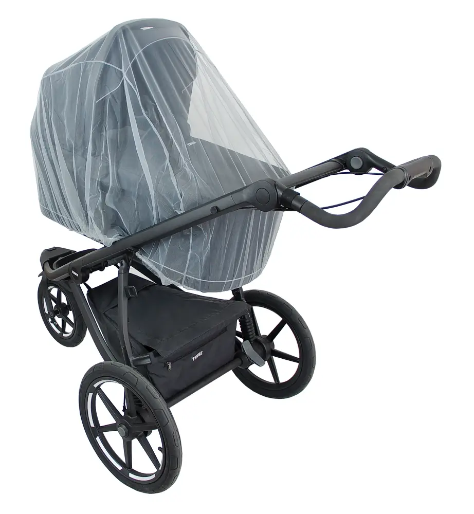 Emitex Sieť proti hmyzu na kočík - šedá