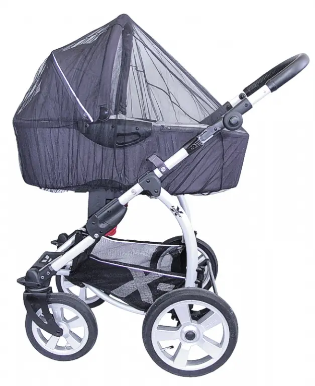 Síť kočár DUO - moskytiéra na kočárek pro dvojčata - černá