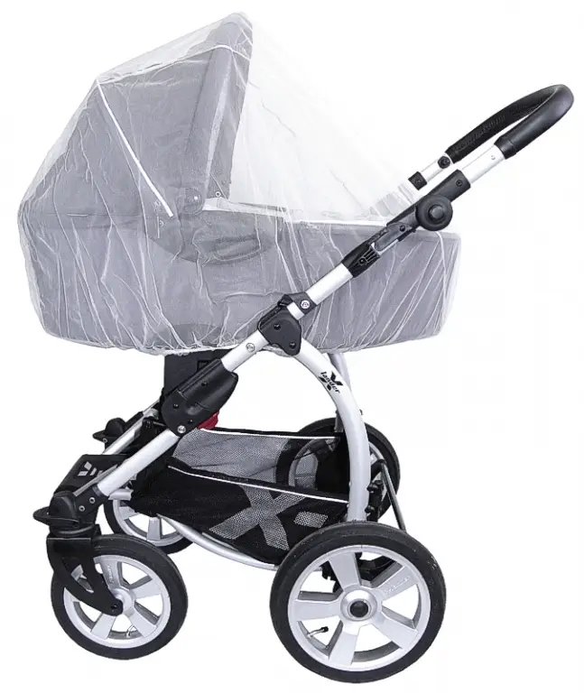 Síť kočárek DUO - moskytiera na kočárek pro dvojčata - bílá