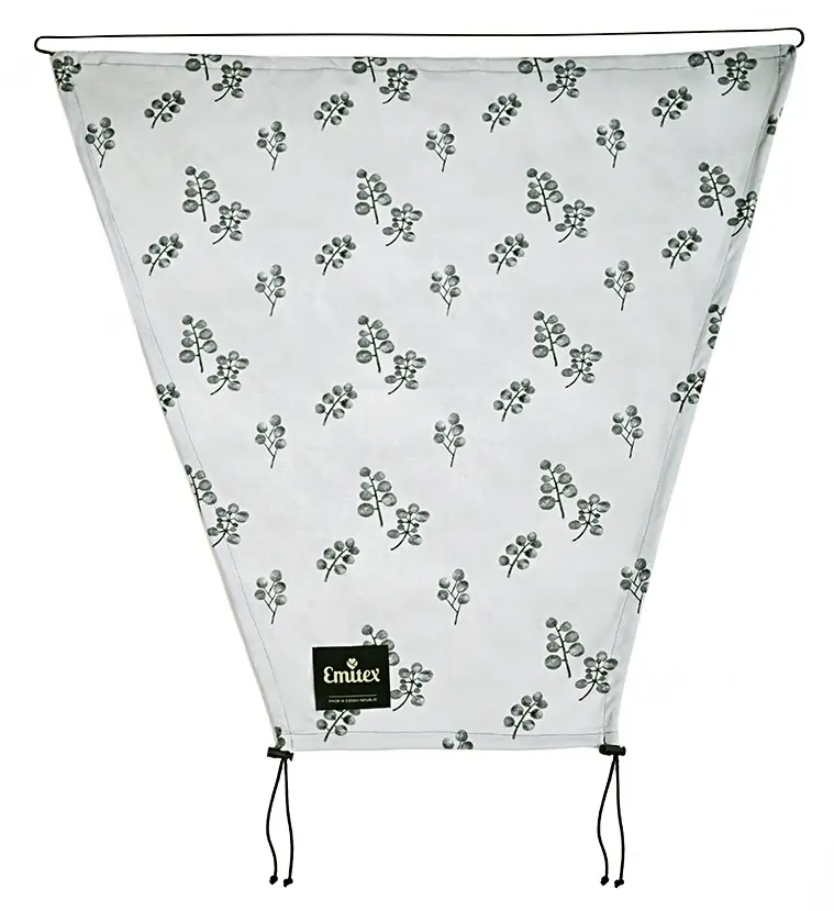 Emitex Slnečná clona Grey Blooms