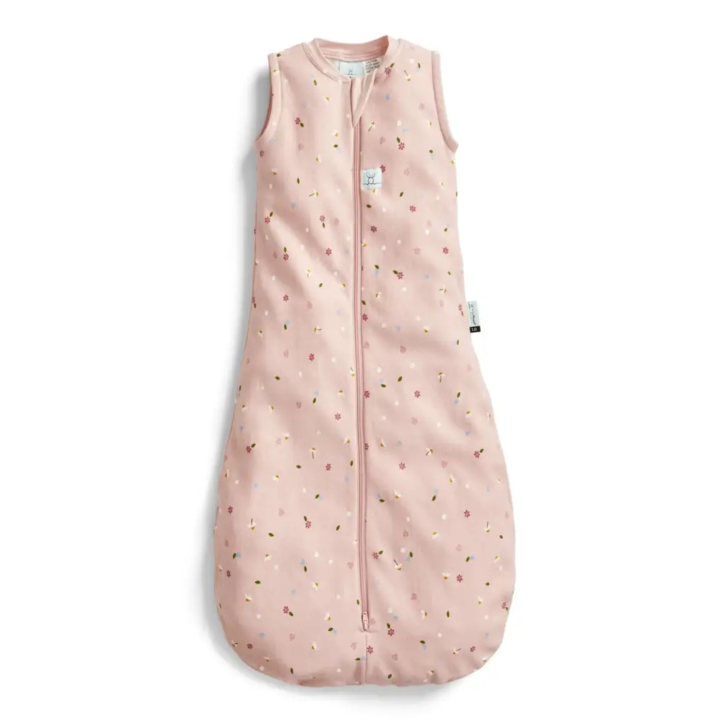 ERGOPOUCH Vak na spanie organická bavlna Jersey Daisies 3-12 m, 6-10 kg, 1 tog