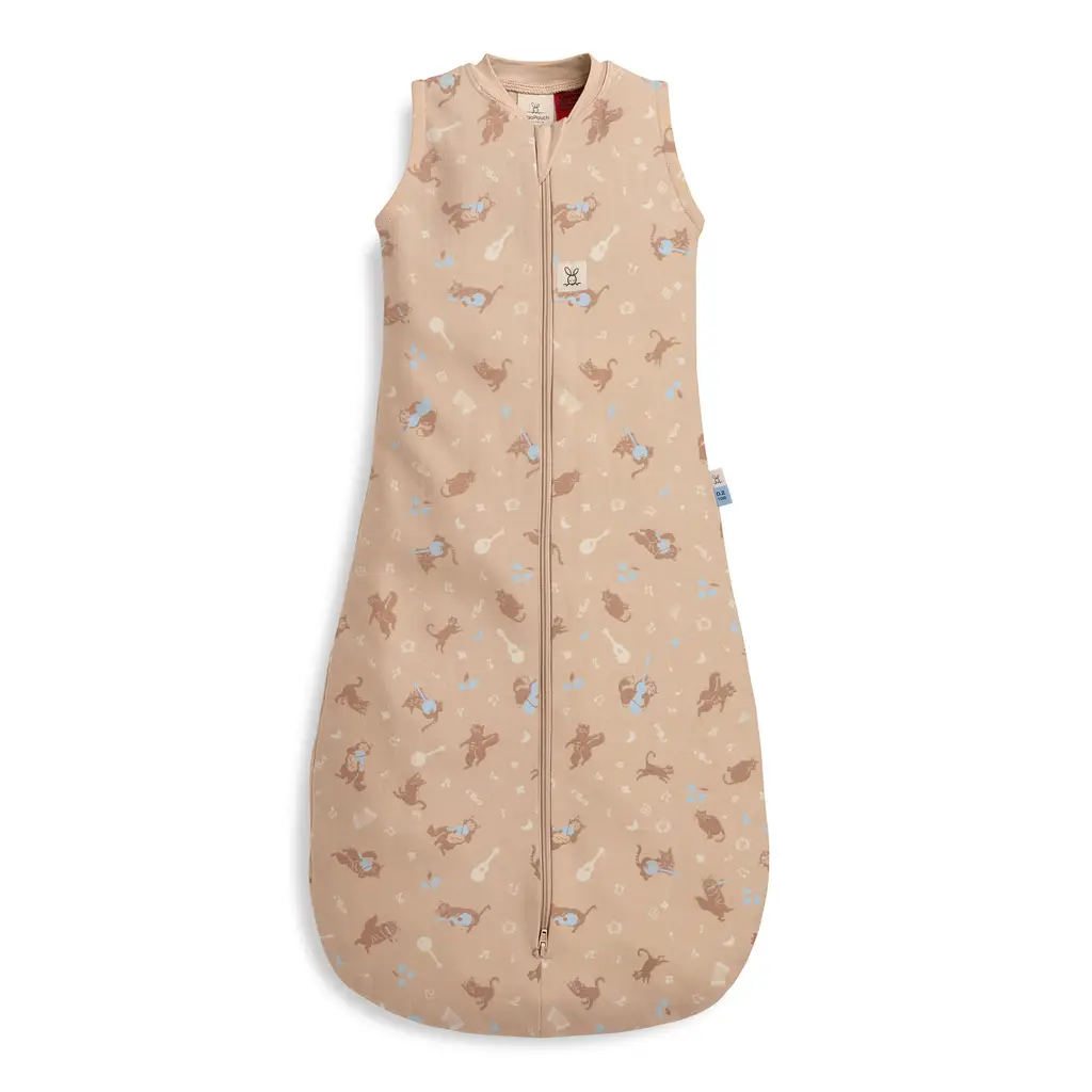 ERGOPOUCH Vak na spanie organická bavlna Jersey Melody 8-24m, 8-14kg, 0,2tog