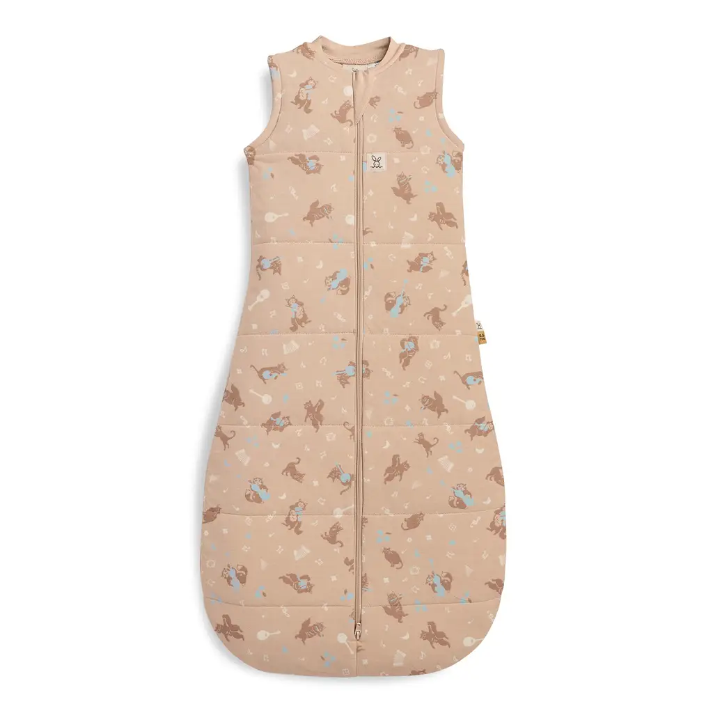 ERGOPOUCH Vak na spanie organická bavlna Jersey Melody 8-24m, 8-14kg, 2,5tog