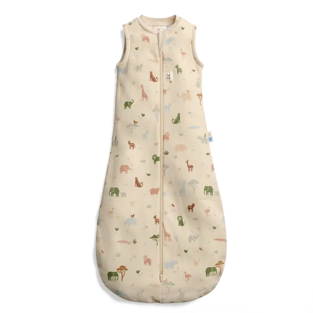 ERGOPOUCH Vak na spanie organická bavlna Jersey Savannah 8-24 m, 8-14 kg, 0,2 tog