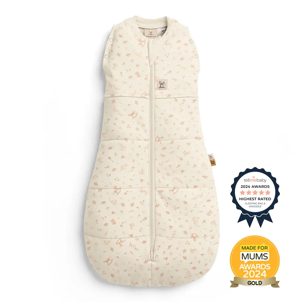 ERGOPOUCH Zavinovačka a vak na spanie 2v1 Cocoon Lullaby  0-3m, 3-6kg, 2,5tog