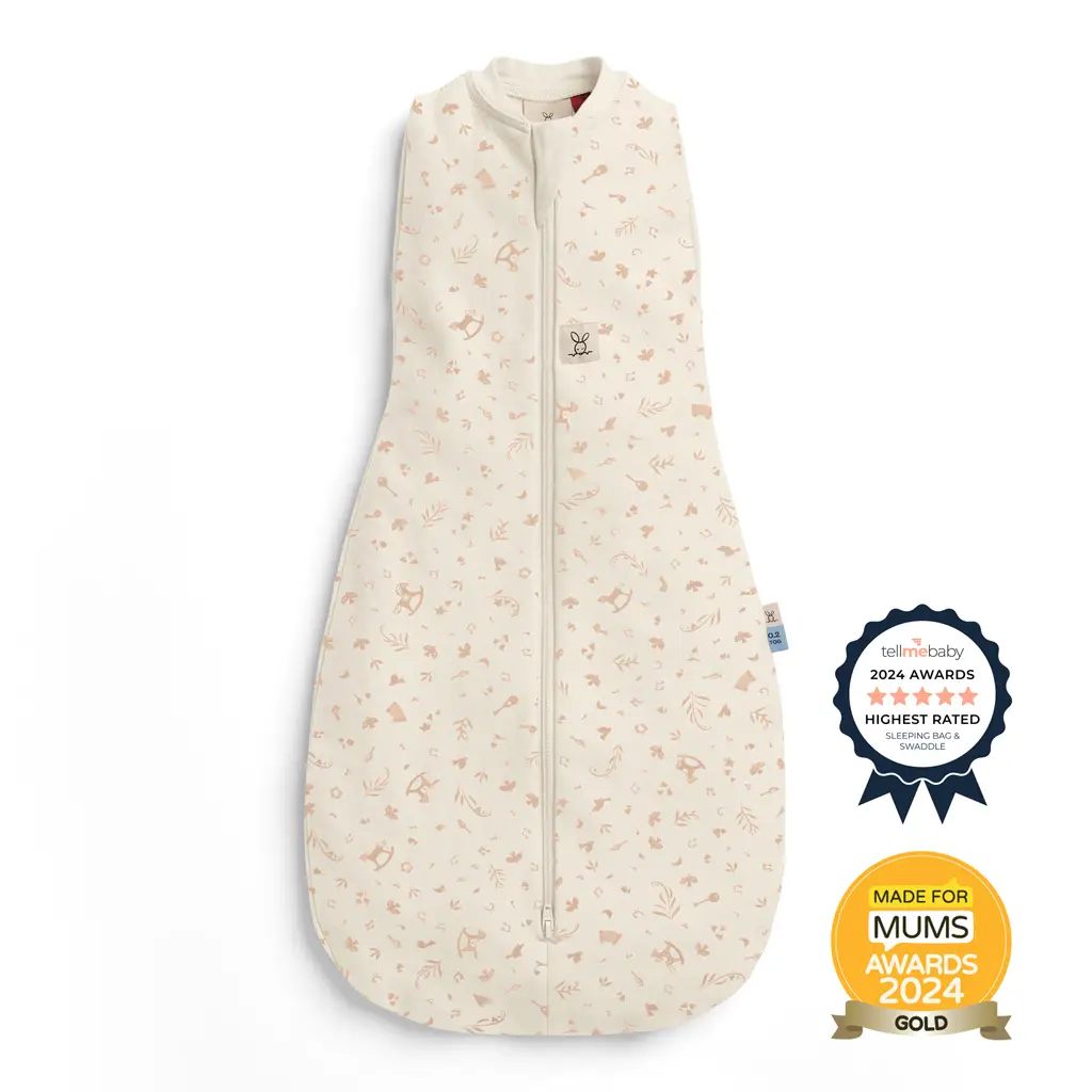 ERGOPOUCH Zavinovačka a vak na spanie 2v1 Cocoon Lullaby  6-12m, 8-10kg, 0,2tog