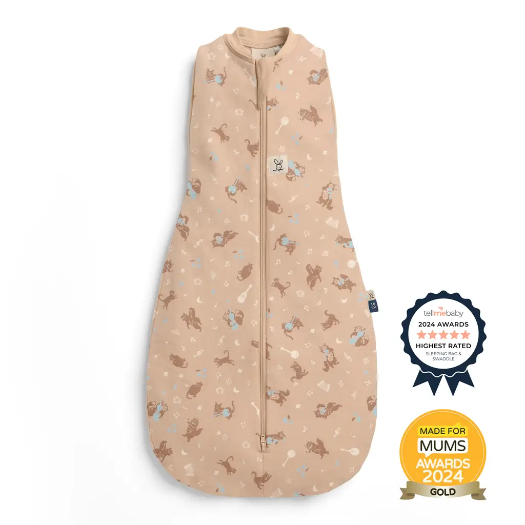 ERGOPOUCH Zavinovačka a vak na spanie 2v1 Cocoon Melody  0-3m, 3-6kg, 1,0tog