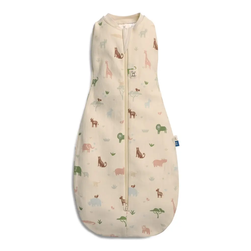 ERGOPOUCH Zavinovačka a vak na spanie 2v1 Cocoon Savannah 0-3 m, 3-6 kg, 1 tog