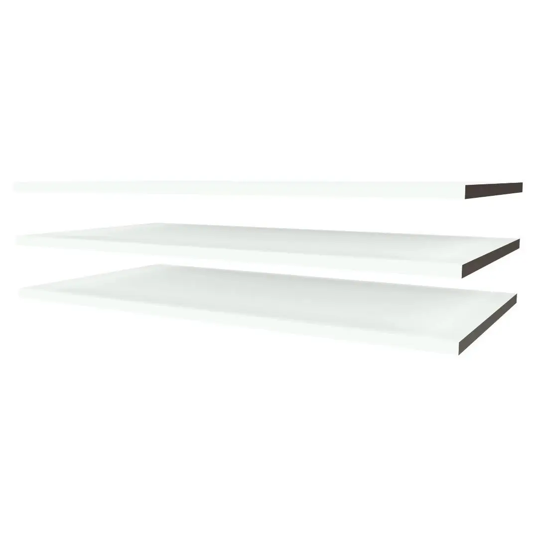 Faktum Poličky 3 ks k trojdielnej, dvojdielnej skrini Sienna White