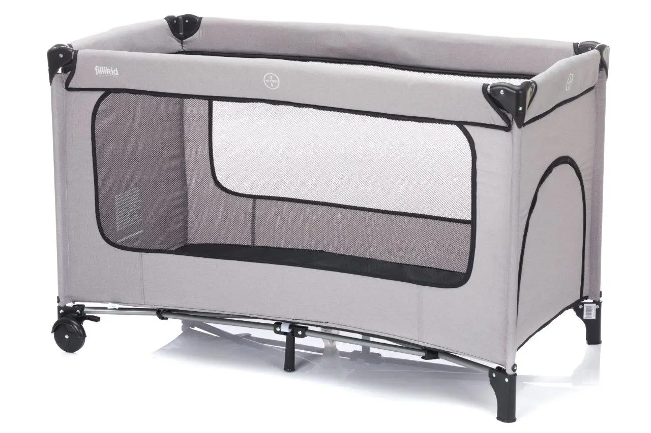 Fillikid Cestovná postieľka Madrid grey melange