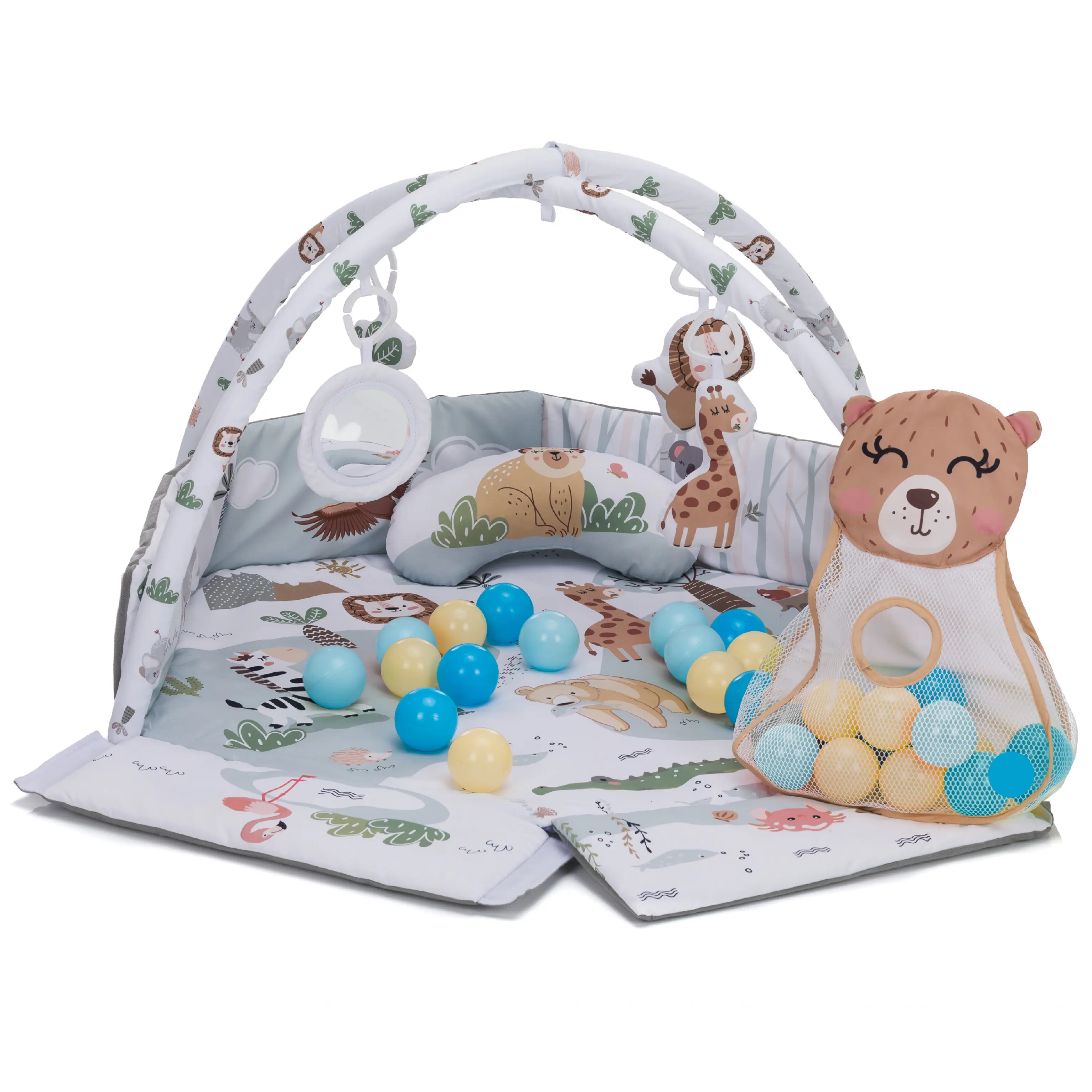 Fillikid Deka s hrazdou s míčky wildlife colourfu