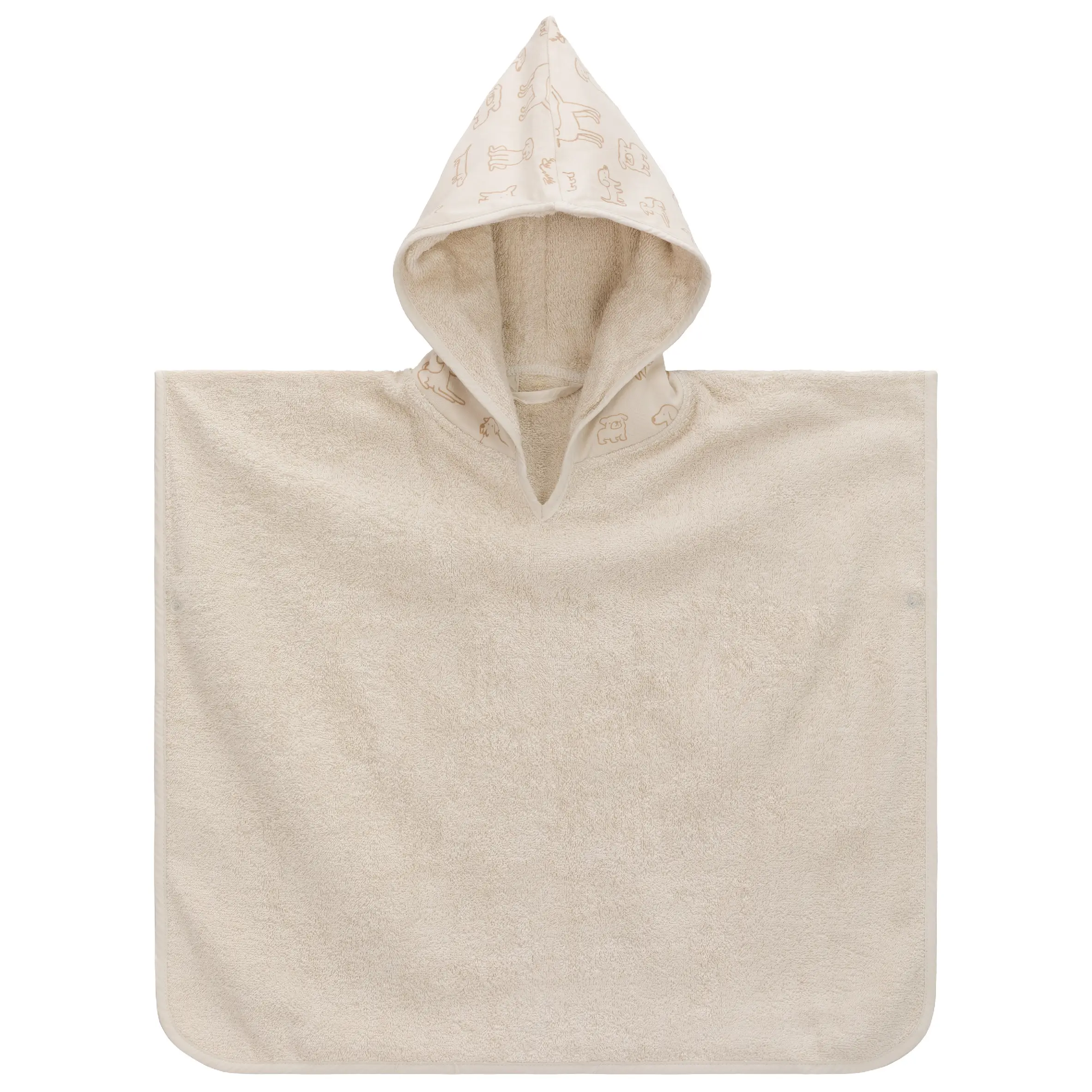 Fillikid detské pončo dog beige